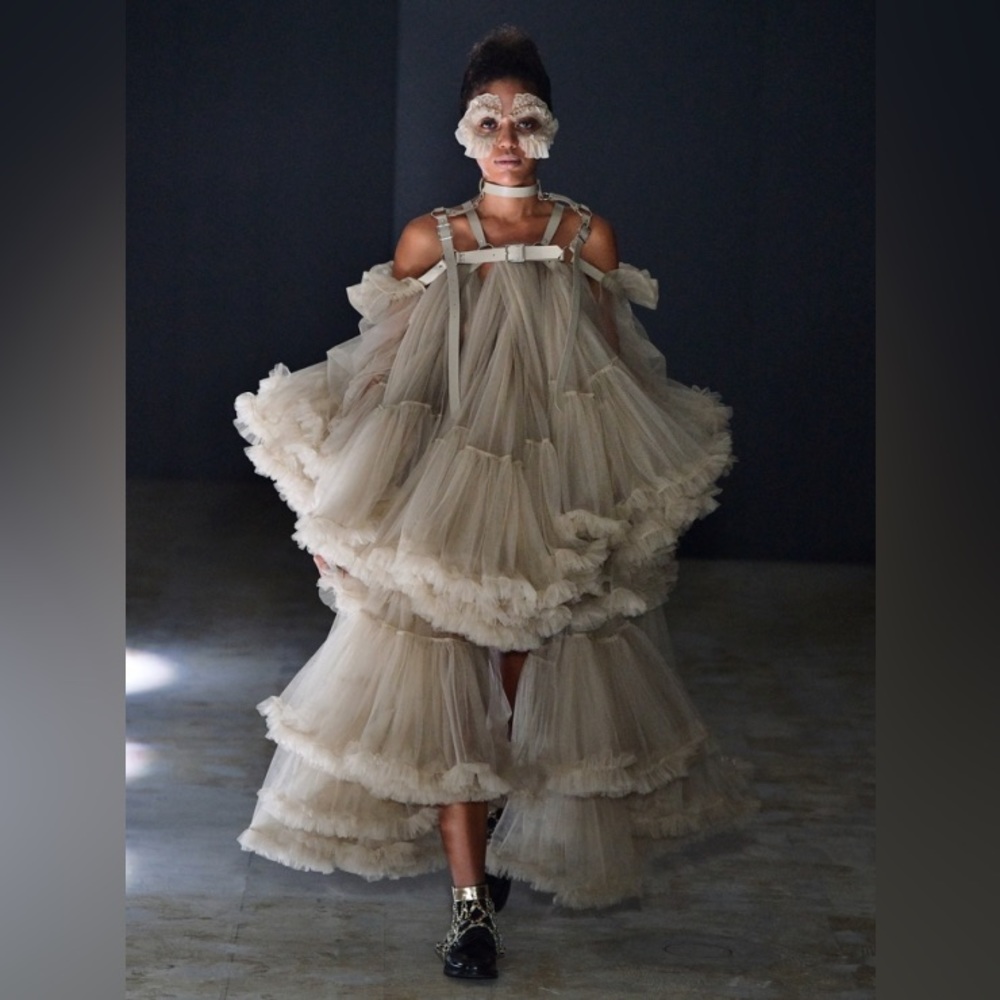 Noir Kei Ninomiya RTW Spring 2022 Tulle Dress